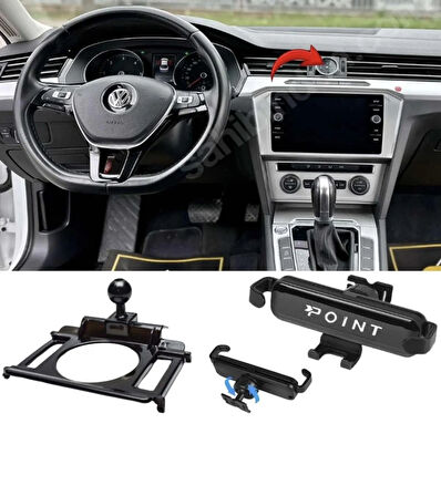 Point Volkswagen Passat B8 Araca Özel Telefon Tutacağı 2015-2018 onta86