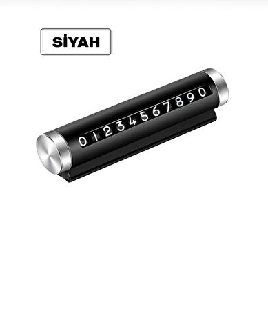 Point Araç Ön Cam Telefon Numarası Şifre Tip Çevirmeli Numaratör Metal Malzeme