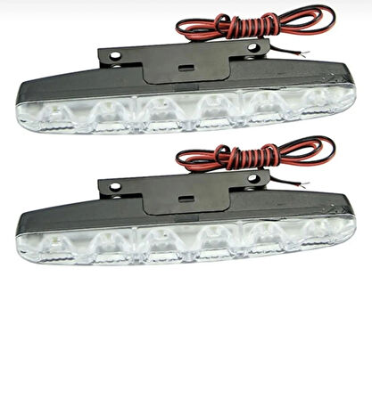 Point 6 Ledli Gündüz Farı Gündüz Ledi Drl Led Lamba 18w Su Geçirmez 2 Adet
