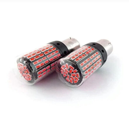 Point P21/5w 144 LED Tek Duy 93 Kırmızı Stop Ampulü Geri Vites Ampulü