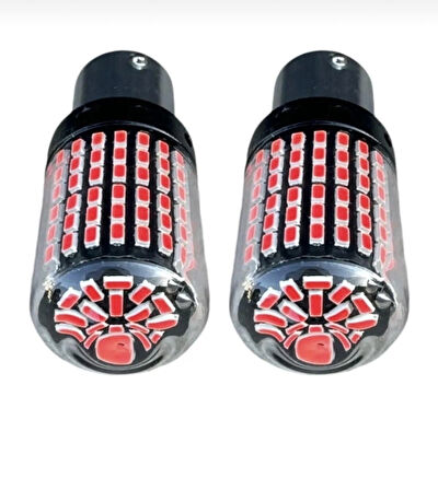 Point P21/5w 144 LED Tek Duy 93 Kırmızı Stop Ampulü Geri Vites Ampulü