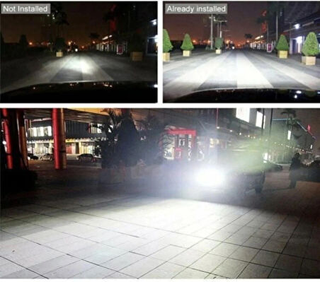 Point 4 Adet Çalışma Led Lambası Off Road Gündüz Farı Sis Kare 27w 9 Led