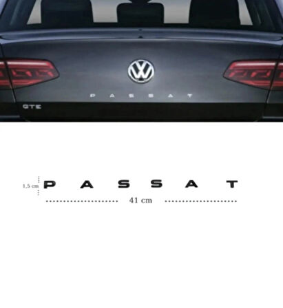 Point Volkswagen Passat Bagaj Yazı B5 B6 B7 B8 Cc Uyumlu Yeni Passat Ayrık Kalıplı Yazı