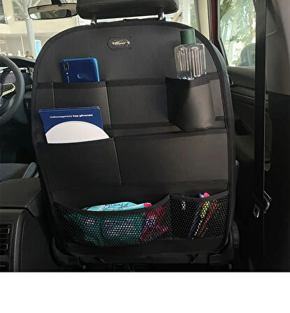 Point Deri Araba Koltuk Arkası Organizeri Tablet Tutucu Organizer Ipad Tablet Tutucu