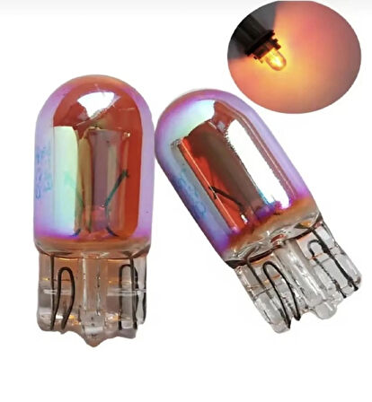 Point Diadem Dipsiz T10 Park Ampul Colormatik 2 Adet 12V 5W