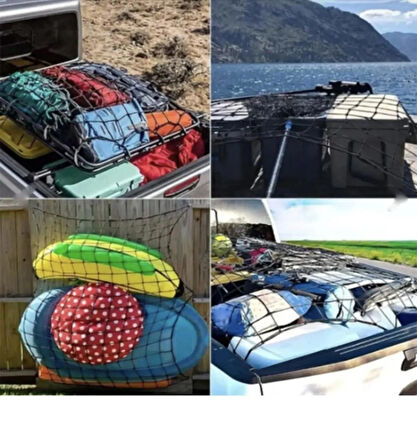 Point Ahtapot Bagaj Filesi Ağ Model Fileli Bagaj Düzenleyici Organizer 120X80CM