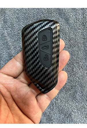 Golf 8 Uyumlu 2021+ Uyumlu Karbon Anahtar Koruma Kılıfı 2.Resime Bakınız