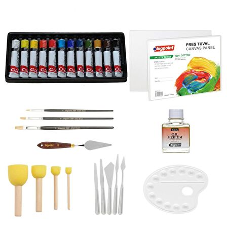 Daler Rowney Graduate Yağlı Boya Profesyonel Seti 12x22ml