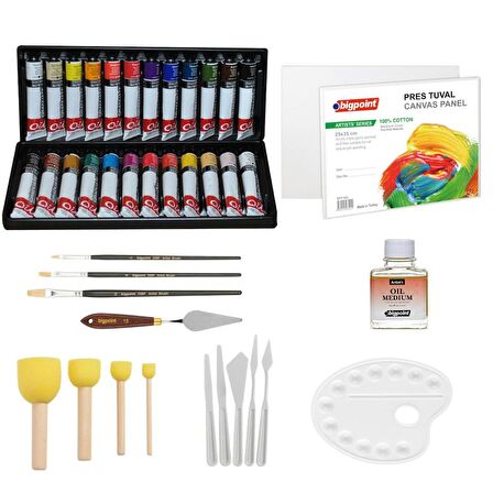 Daler Rowney Graduate Yağlı Boya Profesyonel Seti 24x22ml