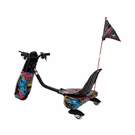 CityMate Drift Car Elektrikli Kaykay Drift Scooter Bluetooth Grafity Desenli Kasa 