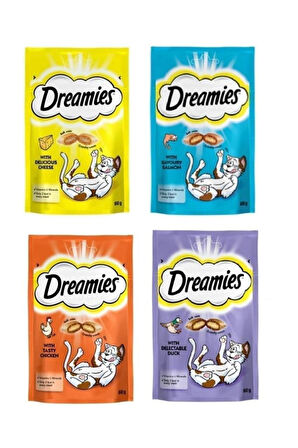 Dreamies Kedi Ödül Maması Karışık Paket 60 gr X16 Adet
