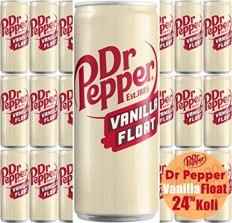 Dr Pepper Vanilla Float 330ml 24'lü Koli