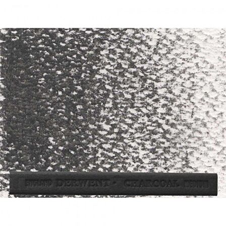 Derwent Compressed Charcoal Medium Stick (Orta) (Sıkıştırılmış Kömür Çubuk)