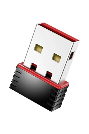 Usb Wifi Adaptörü 802.11n Anten 300 Mbps Usb Kablosuz Alıcı Dongle Ağ Kartı Masaüstü Güçlendirici