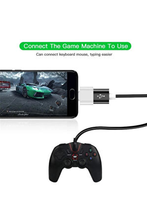 Usb Dişi To Type-c Erkek Dönüştürücü Otg Çevirici Dönüştürücü Adaptör Veri Aktarma Aparatı Siyah