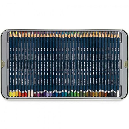 Derwent Watercolour Pencil 36'lı Teneke Kutu (Sulu Boya Kalemi)