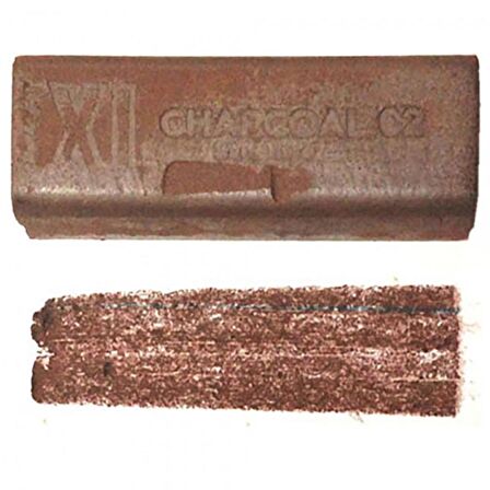 Derwent XL Charcoal Blocks Sanguine (02)