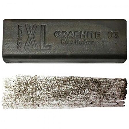 Derwent XL Graphite Blocks Raw Umber (03)