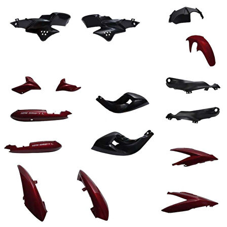 Mondial Drift L Grenaj Seti Kırmızı