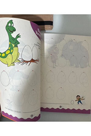 Çizgi Çalışmaları Etkinlik ve Boyama Kitabı