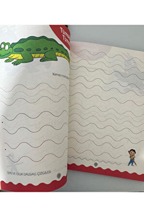 Çizgi Çalışmaları Etkinlik ve Boyama Kitabı