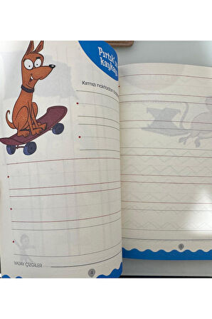 Çizgi Çalışmaları Etkinlik ve Boyama Kitabı