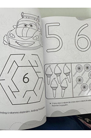 Ema Eğlenceli Sayılar (etkinlikli Boyama Kitabı)