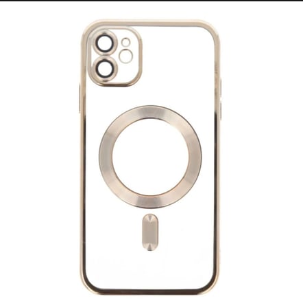 iPhone 13 Pro Max Kılıf, Altın Rengi Silikon Koruyucu Kapak, Kablosuz Şarj Özellikli, Darbe Karşıtı