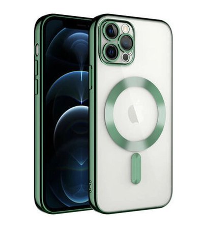 iPhone 14 Pro Kılıf, Yeşil Rengi Silikon Koruyucu Kapak, Kablosuz Şarj Özellikli, Darbe Karşıtı