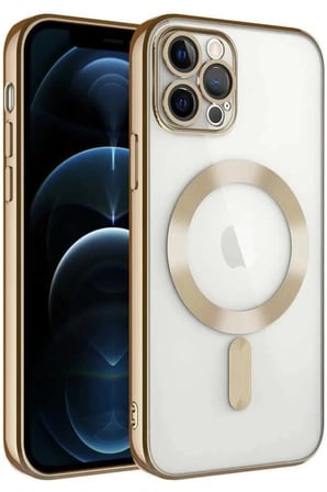 iPhone 13 Pro Kılıf, Altın Rengi Silikon Koruyucu Kapak, Kablosuz Şarj Özellikli, Darbe Karşıtı