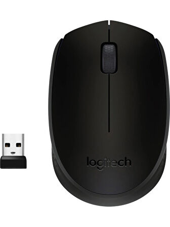 Logitech M171 USB Alıcılı Kablosuz Kompakt Mouse - Siyah