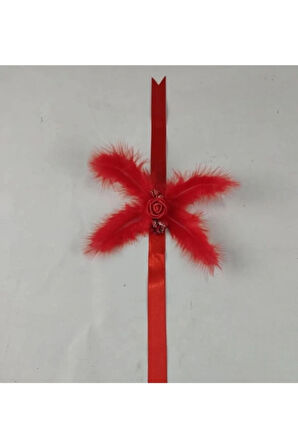 Kına Gecesi Tüylü Nedime Bilekliği 10 Adet Kına Malzemeleri