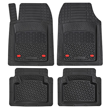 Seat Altea Uyumlu 3D Havuzlu Paspas Takımı  Safir Siyah