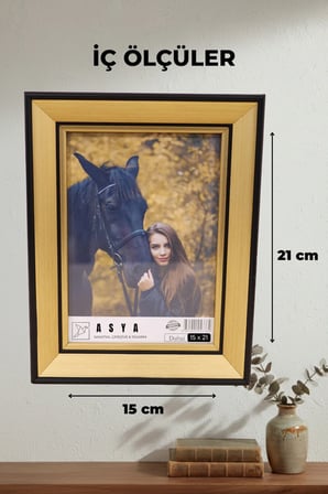 Ultra Lüks 15x21 İşlemeli Ayaklı Plastik Fotoğraf Çerçevesi