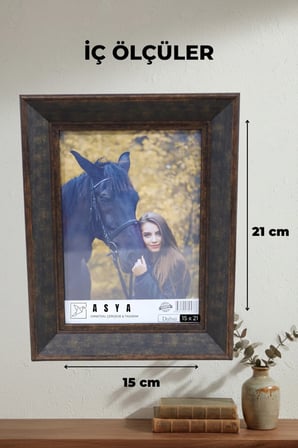 Ultra Lüks 15x21 İşlemeli Ayaklı Plastik Fotoğraf Çerçevesi