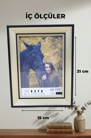 Ultra Lüks 15x21 İşlemeli Ayaklı Plastik Fotoğraf Çerçevesi