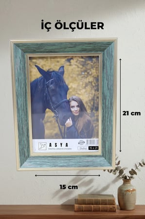 Ultra Lüks 15x21 İşlemeli Ayaklı Plastik Fotoğraf Çerçevesi