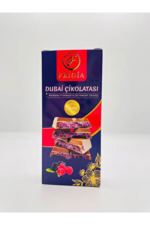 Ahudu Frambuazlı Dubai Çikolatası - 100 Gram