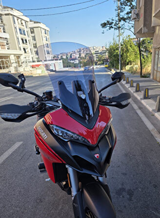 MOTOCAM Ducati Multistrada V2 Siperlik Ön Cam 2022-2025 Model 60cm Füme Renkli 4mm