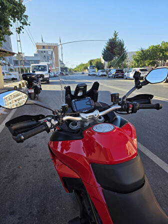 MOTOCAM Ducati Multistrada V2 Siperlik Ön Cam 2022-2025 Model 60cm Şeffaf Renkli 4mm