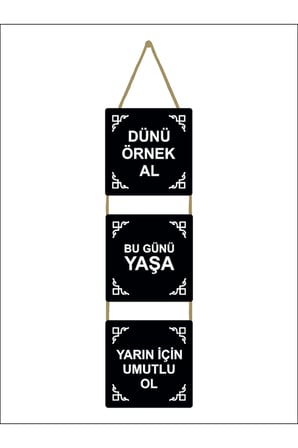 Dünü Örnek Al Duvar Süsü Dekoratif Ahşap Duvar Süsü