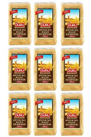 Köftelik Ince Bulgur (çiğköftelik) 1 Kg X 9 Adet