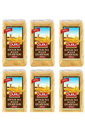 Köftelik Ince Bulgur (çiğköftelik) 1 Kg X 6 Adet