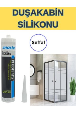 Duşakabin Şeffaf Küf Ve Mantar Yapmaz Duşa Kabin 1. KALİTE Silikon (1 Adet )