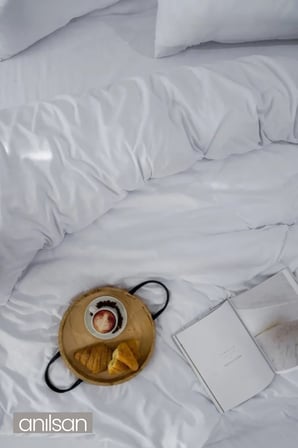 Düz Beyaz Çift Kişilik Düğmeli Nevresim Yorgan Kılıfı %100 Pamuk, ,83tel