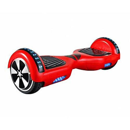 Hoverboard Smart Balance Scooter KIRMIZI Elektrikli Kaykay Akıllı Denge Led Işıklı