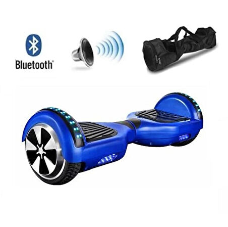 Hoverboard Smart Balance Scooter Mavi Elektrikli Kaykay Akıllı Denge Led Işıklı