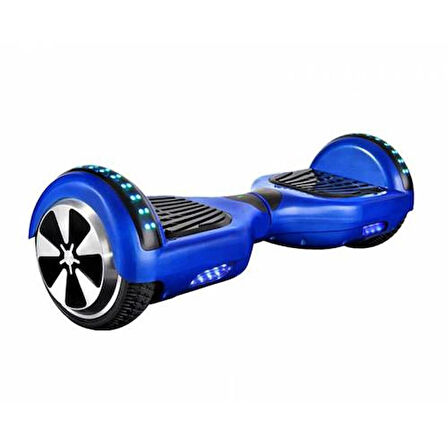 Hoverboard Smart Balance Scooter Mavi Elektrikli Kaykay Akıllı Denge Led Işıklı