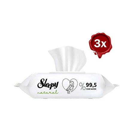 Sleepy Natural Yenidoğan Islak Mendili 90 Adet x 3