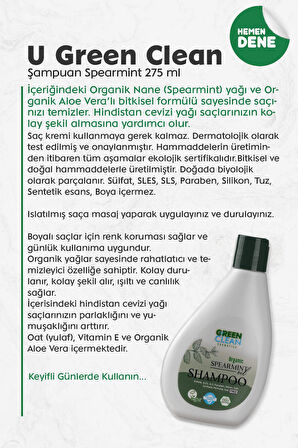 Green Clean Şampuan Spearmint 275 ml